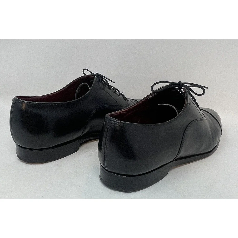 Church's Masterclass Custom Grade Men's Black Leather Oxford Dress Shoes Sz 9.5